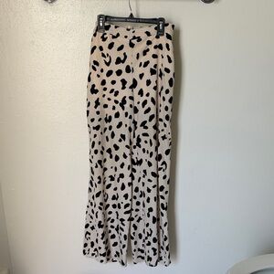 Black and Cream Cow Print Pants